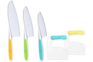 TOVLA JR. Kids' Cutting Set | Montessori Safe Kitchen Knives for Cooking| Kitchen Safety for Toddlers | Boost Confidence and Encourage Picky Eaters