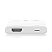 NYXCAM Compatible with iPhone X 8 7 6 5 iPad HDMI Adapter Converter,Digital AV Adapter,Plug and Play 1080P Audio AV Connector to TV Projector (Power Needed)