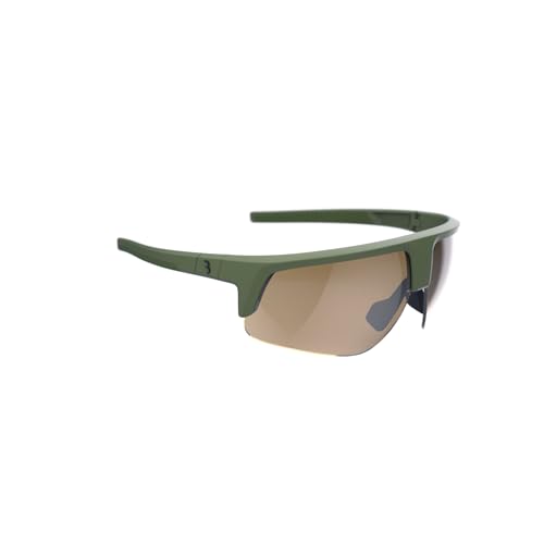BBB Cycling Glasses Sports Glasses Durable Cycling Sunglasses Men and Women 100% UV Protection Gravel Bike Road Bike & MTB Comet Matt Black Blue BSG-75