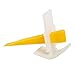 200PCS Tile Wedges Spacers Kit, WHOSEE Flooring Tile Leveling System, Tiling for Uneven Floor, Walls 100PCS Lippage Clips + 100PCS Wedges