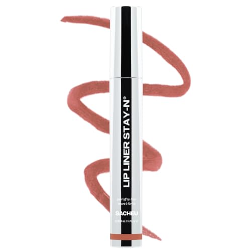 Sacheu Lip Liner STAY-N Peel Off Lip Stain, Longwear, p-INKED 31ZoG3z5uHL