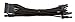 Corsair CP-8920186 Premium Individually Sleeved SATA Cable, Black, for Corsair PSUs
