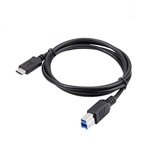 Multibao 2M USB 3.0 Printer Cable Scanner Cable - Type 3.1 Connector - USB C to USB B, High speed data rate up to USB 3.1 10Gbps (2)