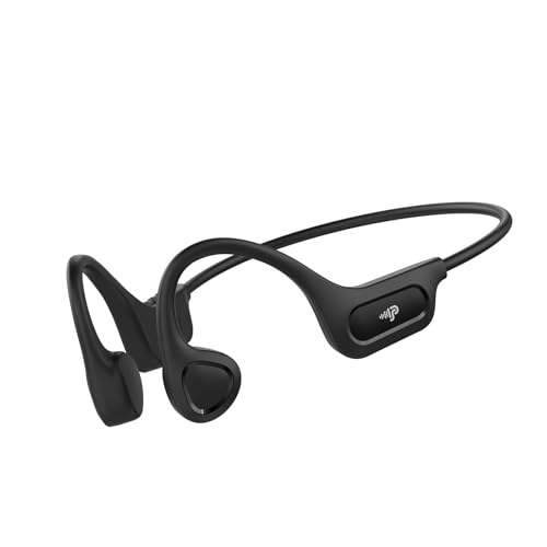 PSIER Bone Conduction Headphones, 2026 Upgrade Bluetooth 6.0 Open Ear Headphones, 10Hrs Playtime Wireless Earbuds with Mic, 23g Lightweight Comfort, IPX5 Waterproof Running Headphones for Gym, Outdoor