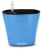 Aquaphoric Self Watering Planter (7") + Fiber Soil = Foolproof Indoor Garden. Decorative Planter Pot for House Plants, Flowers, Herbs, Violets, Succulents. Easy Looks Great.