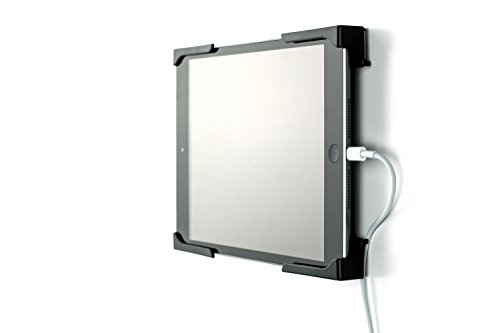 Koala Wall Mount 2.0; Damage-free Universal Dock for Smartphone, Tablet, eReader by Dockem; for iPad 1, 2, 3, 4, Air, Mini, iPad Pro, Samsung Galaxy Tab/Note, Google Nexus, Microsoft Surface (Black)