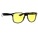 Vintage Sunglasses Color Lens Gradient Classic Retro (Yellow)