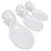 3 Baby Spoons for Food Pouches - For Easy Feeding with Baby Love Reusable Pouches and Other Brands- Use for Homemade and Organic Baby Food- For Baby and Toddlers - Dishwasher Safe- 30 Day Guarantee - No More Over Feeding