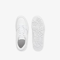 Lacoste Mens Court Cage Sneaker, WHT/WHT, 10