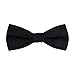 Men's Classic Pre-Tied Formal Tuxedo Bow Tie - S.H Churchill (Black)