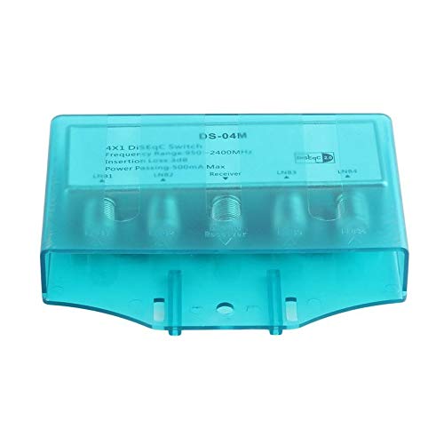 CloverUS Waterproof 4x1 DS-04M Satellite 950-2400MHz DiSEqC2.0 Switch FTA Dish Flat LNB Multiswitch for Wideband Satellite Receiver - Thumbnail 5