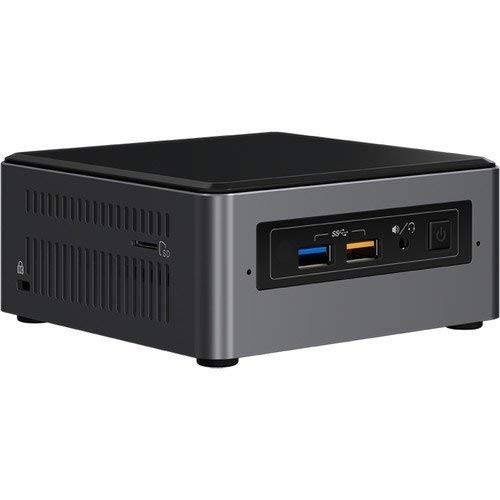 Intel NUC NUC7i5BNH Mini PC/HTPC, Intel Dual-Core i5-7260U Upto 3.4GHz, 8GB DDR4, 256GB SSD, WiFi, Bluetooth, Thunderbolt 3, 4k Support, Dual Monitor Capable, Windows 10 Pro (Renewed)