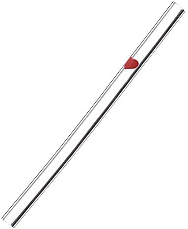 Merssavo Reusable Bend Glass Thick Straw Wedding Birthday Party Drinking Juice PICK