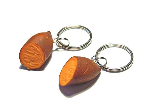 Sweet Potato Keychain - Tiny Food Jewelry - Thumbnail 6