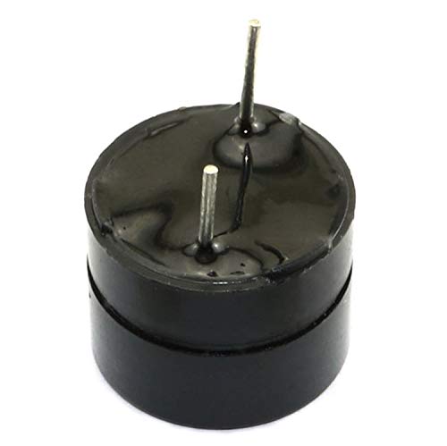 RuiLing 6-Pack 5V Micro Active Electromagnetic Buzzer Continous Beep Continuously Alarm Tone Active Piezo Buzzers for Computers Printers Electronic Components(Black) (6)