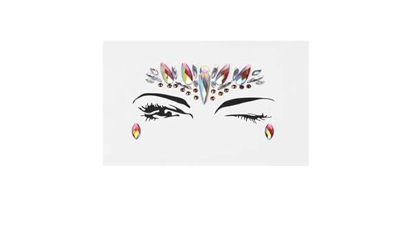 3d Facial Decoration Rhinestone Sticker Stage Masquerade Fashion