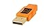 Tether Tools TetherPro USB 2.0 to Mini-B 8-Pin Cable | for Fast Transfer Between Camera and Computer | High Visibility Orange | 15 Feet (4.6 m)