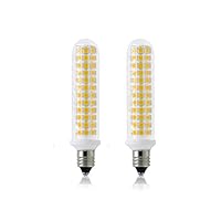 E11 Dimmable Led Light Bulbs, 10W(100W Ceiling Fan Halogen Bulb Equivalent), 100W Halogen Bulbs Replacement, JD E11 Mini Candelabra Base, Warm White 2700K, for Chandeliers, Pack of 2