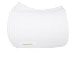 Back on Track Therapeutic Horse Dressage Saddle Pad, 22-Inch Spine by 21-Inch Drop, White