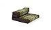 My Zen Home Dhyana Meditation Cushion, Sage/Brown