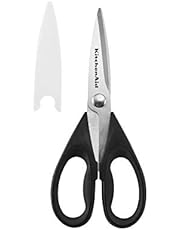KitchenAid All Purpose Shears with Protective Sheath, 8.72-Inch, Black