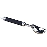 Hihamer Stainless Steel Ice Cream Scoop with Non-slip Rubber Grip
