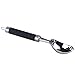 Ice Cream Scoop Dishwasher Safe - Solid Stainless Steel - Black Non-slip Rubber Grip - By Hihamer