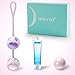 Kegel Exercise Weights with 3 Balls for Women Vaginal Tightening Bladder Control Pelvic Floor Recovery, PALOQUETH Kegel Ball Training Set Ben Wa Balls for Beginner-Advanced