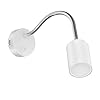 ledscom.de Leeslamp WAIKA met zwanenhals en schakelaar wit mat + GU10 LED-lamp 3-staps dimmen: max. 609lm per stuk, 2 st…