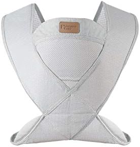 WYNZYYEBD Baby Sling, Simple Horizontal Sling Bag Newborn Dual-use Portable for 3-36 Months Comfortable and Breathable (Color : Gray)