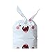 30pcs Plastic Cute Food Package Self-Adhesive Bakery Bags Cookie Bread Cake Candy Dessert Sandwich Snack Pastry and Gift Bags with Rabbit Ear for Party Favors Supplies