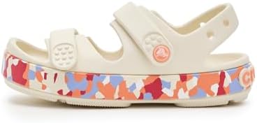 Crocband Cruiser Sandal, Summit White/Guava, tamanho 43 UK Child, Summit White Guava, 31 EU