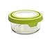 Anchor Hocking Trueseal Glass Food Storage Containers Airtight Lids, 2 Cup, Green (Pack of 6) -