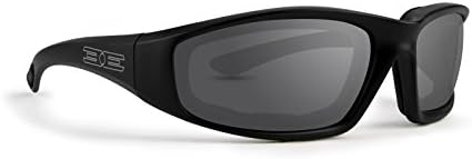 EPOCH Foam Photochromic Padded Sport Sunglasses Clear to Super Dark Smoke lens