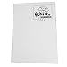 Mega Monster Binder XL Size (Twice as Large)- Holds 720 Cards- 9 Pocket Trading Card Album for Yugioh, Magic and Pokemon- White
