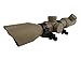 Monstrum Tactical 3-12x42 AO Rifle Scope with Illuminated Mil-Dot Reticle and Offset Reversible Scope Rings (Flat Dark Earth/Offset Rings)