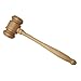 Wood Gavel and Round Block Set for Lawyer Student Judge Auction Sale Teaching Meetings, Unique Craft Gifts Toys