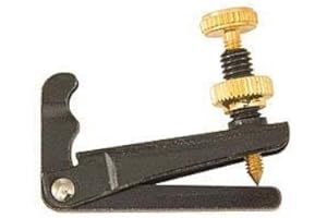 VIO MUSIC One Viola Fine Tuners, Black Base &Gold Screw