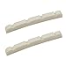 Bone Bass Nut,2 Pcs 4 String Nuts for Bass Guitar Replacement (white)