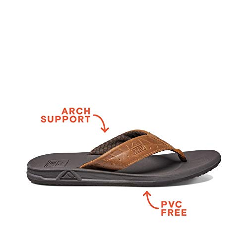 Reef Men's Phantom LE Sandals, Brown/Tan, 10 | Pricepulse