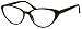Sunglass Stop - Women's Round Rx Optical Cat Eye Magnification Reading Readers Eye Glasses (Black, 2 x)
