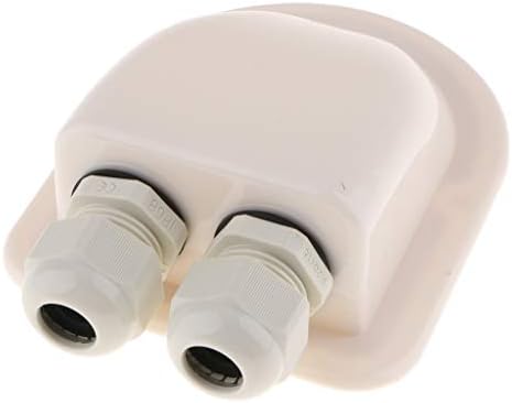 Gazechimp Double Cable Entry Gland Box Waterproof Cable