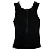 ValentinA Slimming Neoprene Vest Hot Sweat Shirt Body Shapers for Weight Loss Mens (Black, Large)