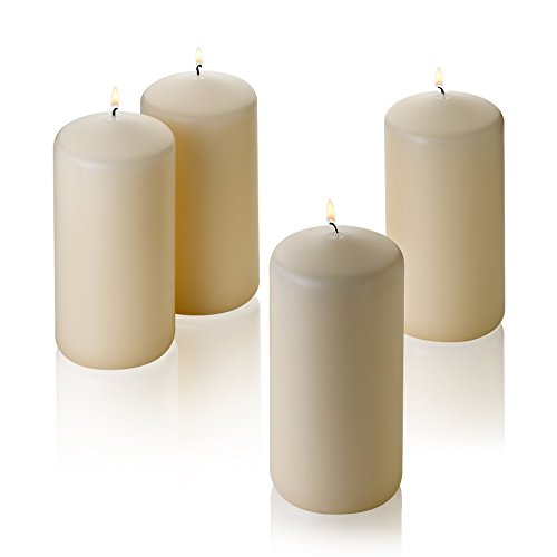 Light In The Dark French Vanilla Pillar Scented Candles 6