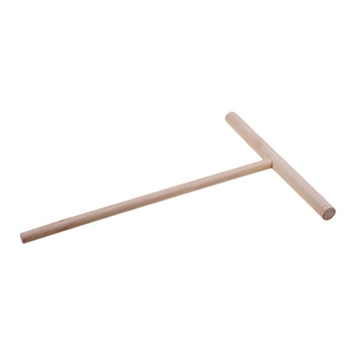 CosCosX T Shape Wooden Rake Round Batter Pancake Crepe Spreader Kitchen Tool Kit DIY (2Pcs) - Thumbnail 7