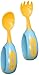 Kidsme My Turn Spoon and Fork Trainer, Orange