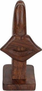 Eyeglass Holder Spectacle Stand Wooden Hand Carved Nose Shaped, Lips Design Spectacle Stand Wooden Hand Carved Nose Shaped , Dressing Table Accessory Writing Desk Accessory-5"