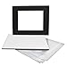 Golden State Art, Pack of 5 Black Pre-Cut 16x20 Picture Mat for 11x14 Photo with White Core Bevel Cut Mattes Sets. Includes 5 High Premier Acid Free Mats & 5 Backing Board & 5 Clear Bag