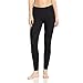 100% Merino Wool Women's Midweight Base Layer Bottoms - Thermal Underwear - No Itch Renewable Fabric - Black - X-Large