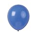 Topenca Party Supplies, 12 Inches Solid Latex Balloons, 50 Pack, Dark Blue